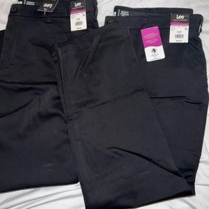 2 pairs of Lee Straight Leg Dress Pants